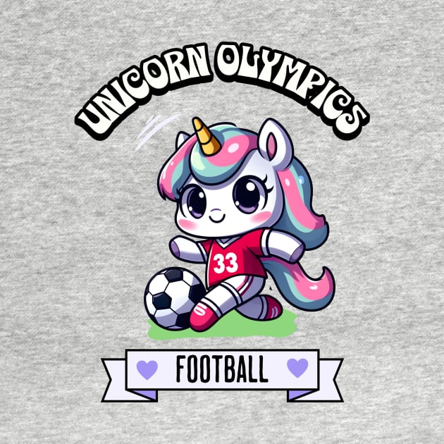 Football Unicorn Olympics ⚽🦄 - Goal! Score with Cuteness! by Pink & Pretty